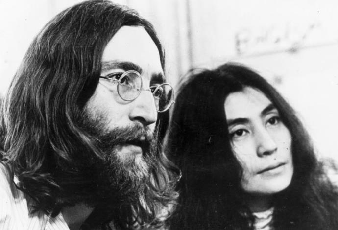 ג'ון לנון ויוקו אונו (צילום:  Getty images)