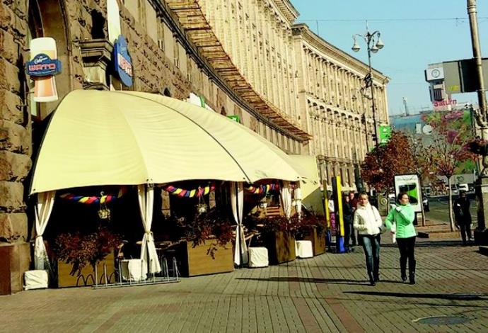 הרחוב הראשי בקייב, אוקראינה  (צילום:  מאיר בלייך)