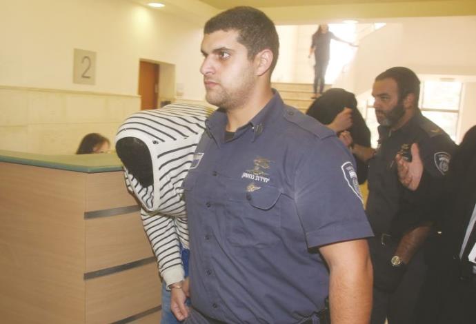 אחד החשודים ברצח של תושב אבו גוש (צילום:  מרק ישראל סלם)
