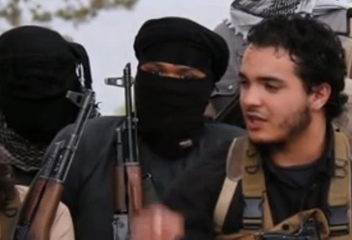 דאעש בסרטון שפירסם לאחר הפיגוע בצרפת  (צילום:  צילום מסך)