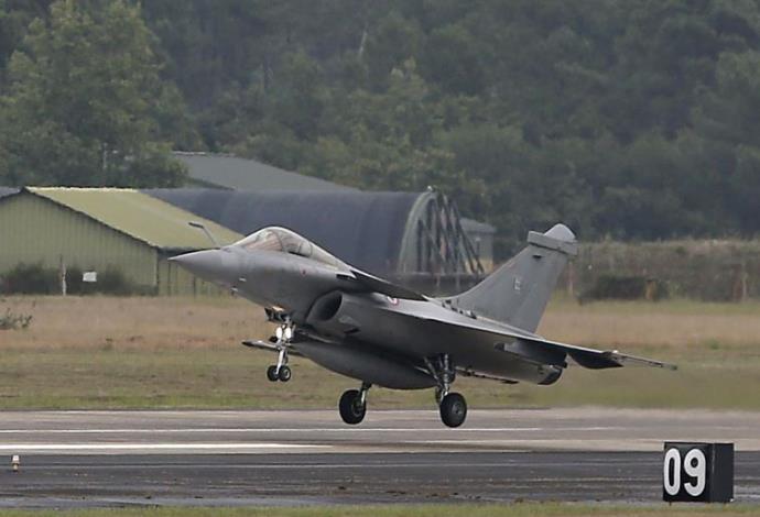 מטוס קרב של חיל האוויר הצרפתי (צילום:  רויטרס)