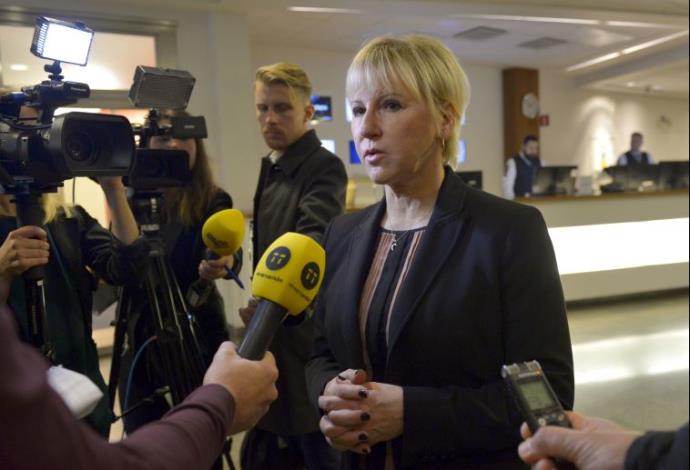 מרגוט וולסטרום שרת החוץ השוודית (צילום:  רויטרס)