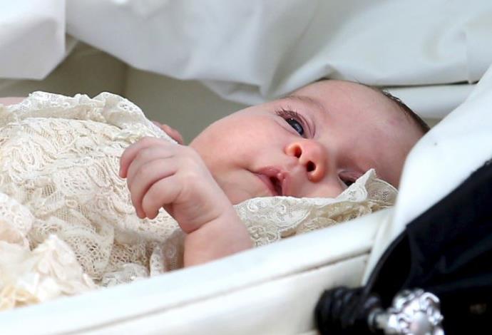 הנסיכה שרלוט כתינוקת (צילום:  רויטרס)