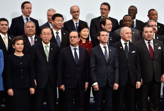 מנהיגי העולם מתכנסים בפריז (צילום:  Getty images)