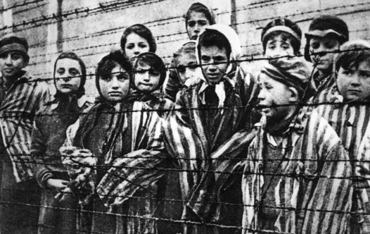 ילדים באושוויץ (צילום: Getty images)
