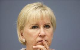 מרגוט וולסטרום, שרת החוץ של שוודיה (צילום: רויטרס)