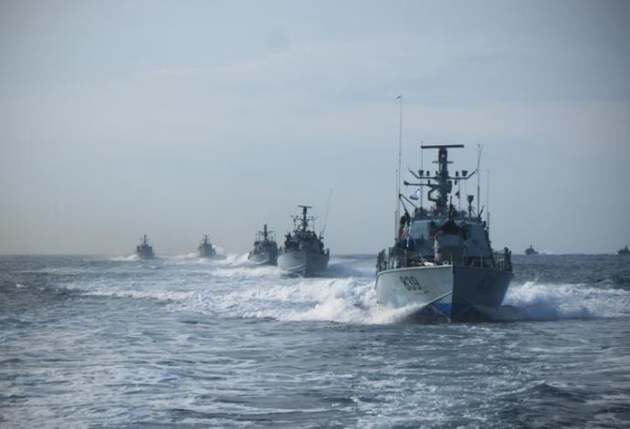 תרגיל חיל הים (צילום:  דובר צה"ל)