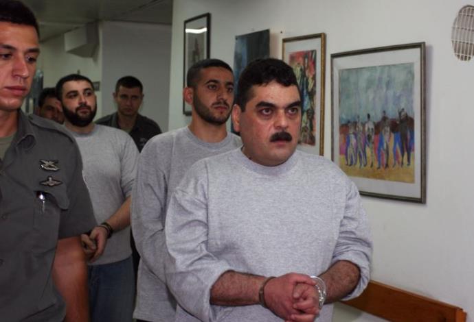 סמיר קונטאר בעת שחרורו מהכלא הישראלי (צילום:  Getty images)