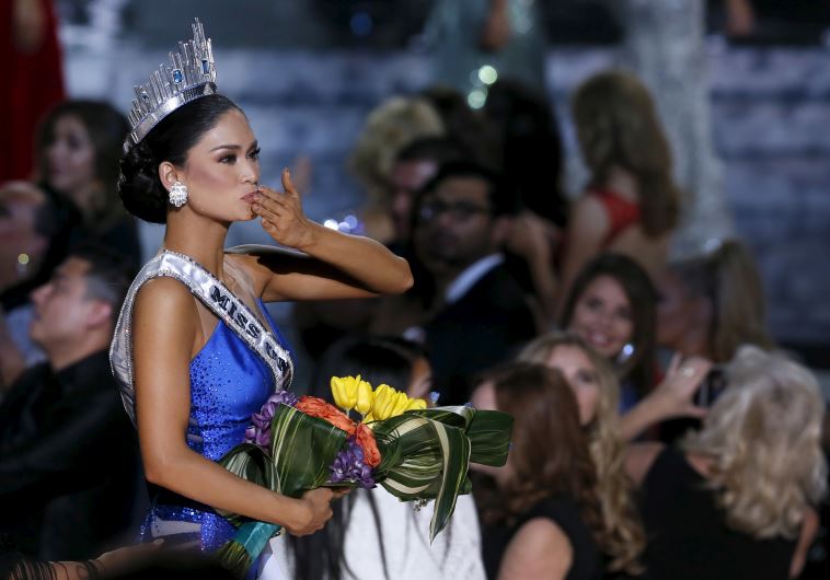 "דרך מאוד לא שגרתית לזכות בתחרות" מיס פליליפינים. צילום: רויטרס