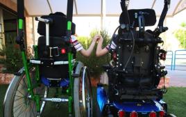 ילדים בעלי מוגבלות בכסא גלגלים (צילום: מירי צחי)