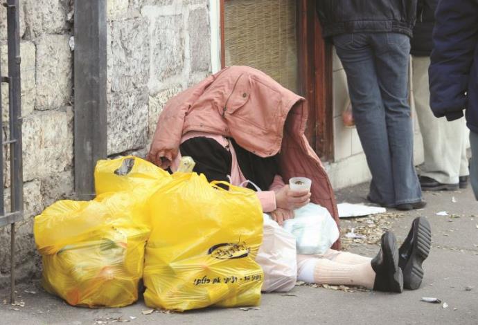 חסר בית, עוני (צילום:  מרק ישראל סלם)