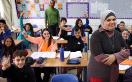 שילוב מורים ערבים בבתי ספר יהודים. ארכיון (צילום: הדס פרוש , פלאש 90)