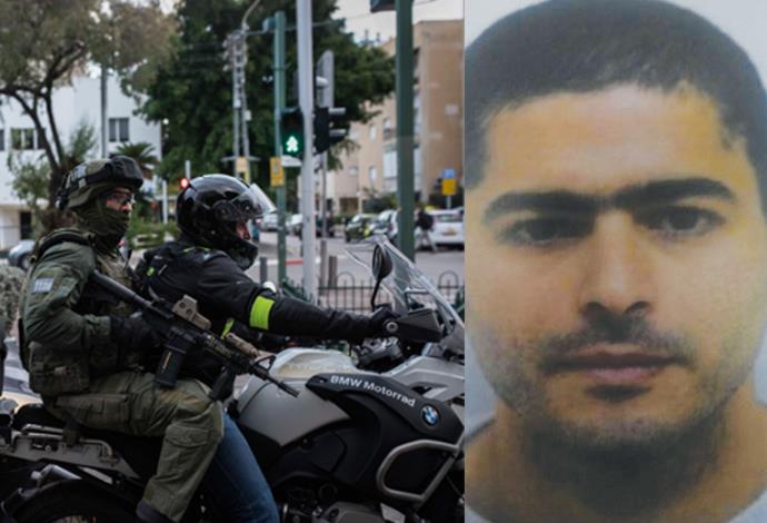 נשאת מוחמד מלחם, המחבל החשוד בפיגוע הירי בתל אביב (צילום:  בן קלמר)