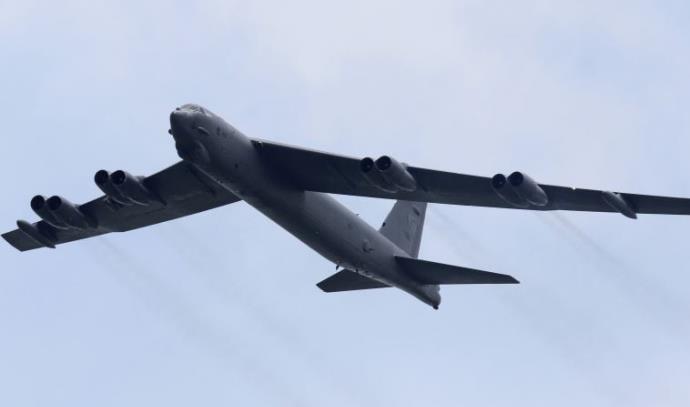 מפציץ B-52 של חיל האוויר האמריקאי (צילום: רויטרס)