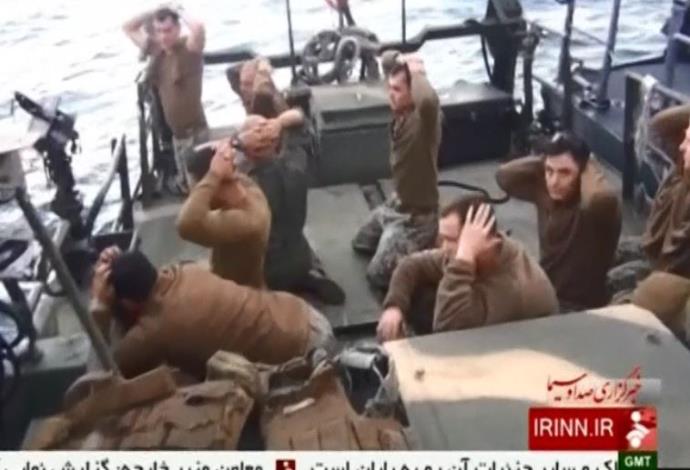 המלחים האמריקאים שנשבו על ידי איראן (צילום:  צילום מסך)