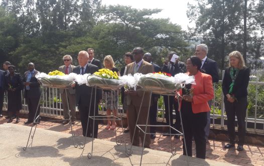 טקס ליום השואה הבינלאומי ברואנדה (צילום: דנה סומברג)