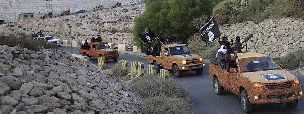 שיירה של ארגון דאעש (צילום: רויטרס)