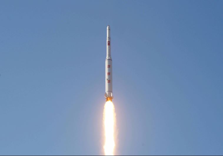 שיגור הטיל הבליסטי ע"י קוריאה הצפונית. צילום: רויטרס