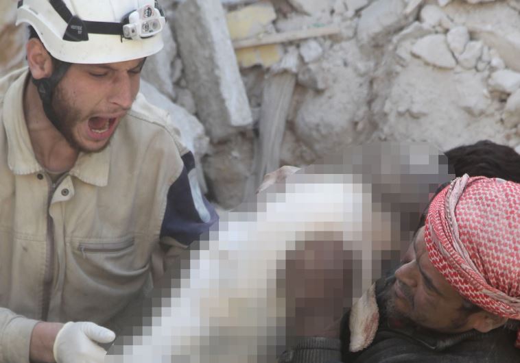 הפצצה בסוריה. צילום: רויטרס