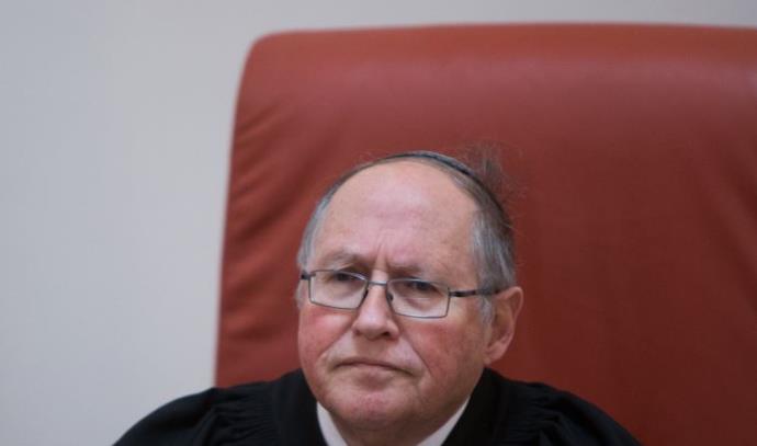 השופט אליקים רובינשטיין (צילום: יונתן זינדל, פלאש 90)