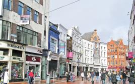 רחוב גרפטון, דבלין, אירלנד, תיירות (צילום: Donaldytong CC BY SA 3.0)