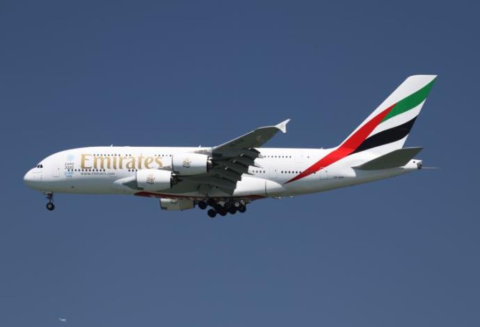 איירבוס A380 של אמירטס (צילום:  רויטרס)