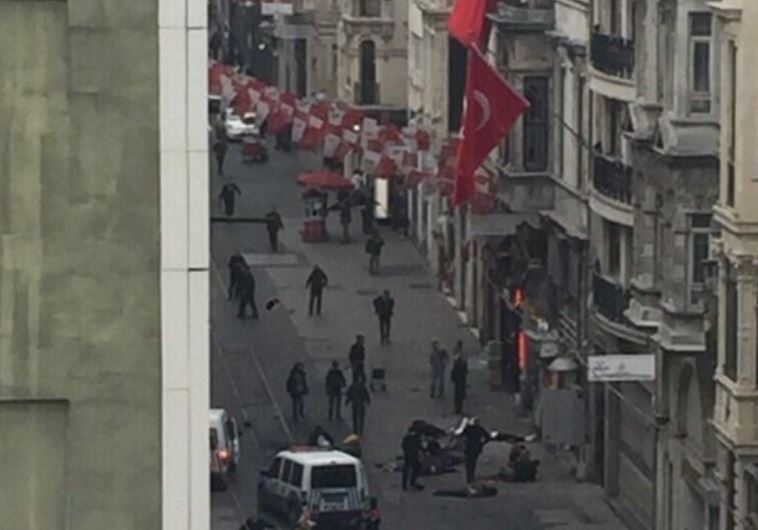 פיגוע התאבדות במרכז איסטנבול, צילום: טוויטר
