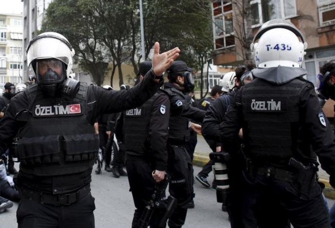 משטרת טורקיה (צילום:  רויטרס)