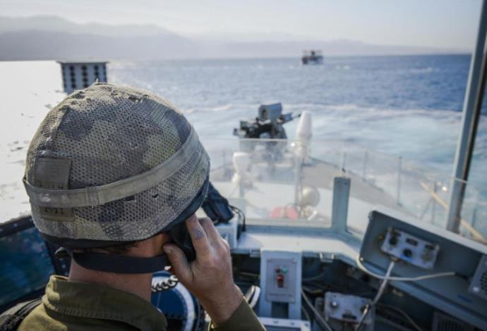 חיל הים מתרגל חטיפת ספינת נופש (צילום:  דובר צה"ל)