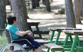 פארק מנשה נכים כיסא גלגלים (צילום: מיכאל חורי)