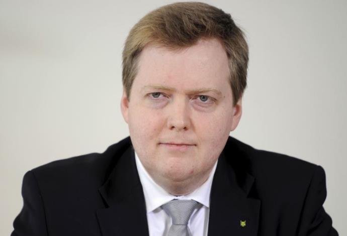 ראש ממשלת איסלנד, סיגמונדור גונלאוגסון (צילום:  רויטרס)