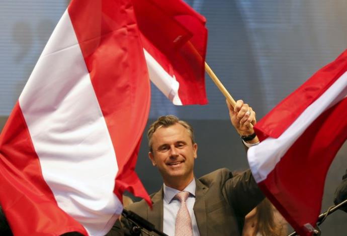 נורברט הופר, מועמד הימין הקיצוני לנשיאות אוסטריה (צילום:  רויטרס)