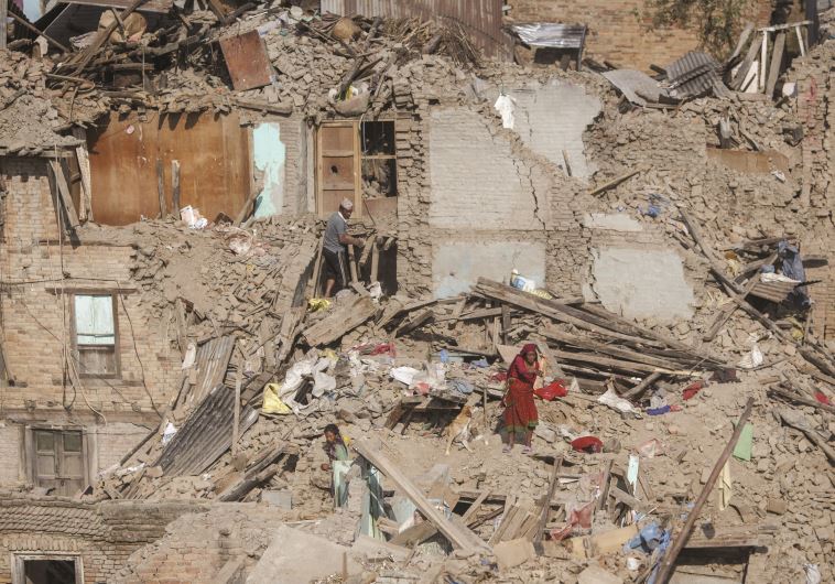  קטמנדו לאחר רעידת האדמה, מאי 2015. צילום: רויטרס