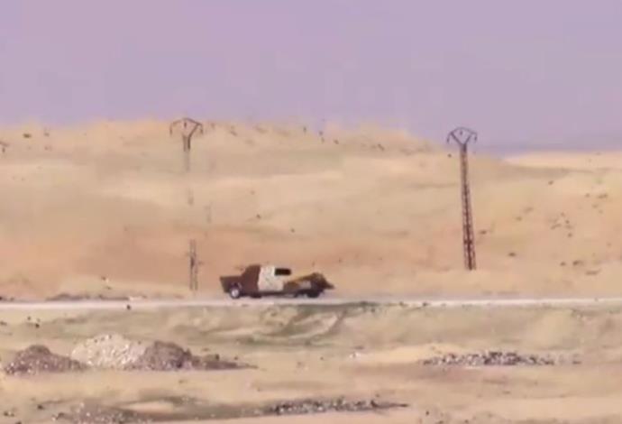 מכונית תופת של דאעש (צילום:  צילום מסך)