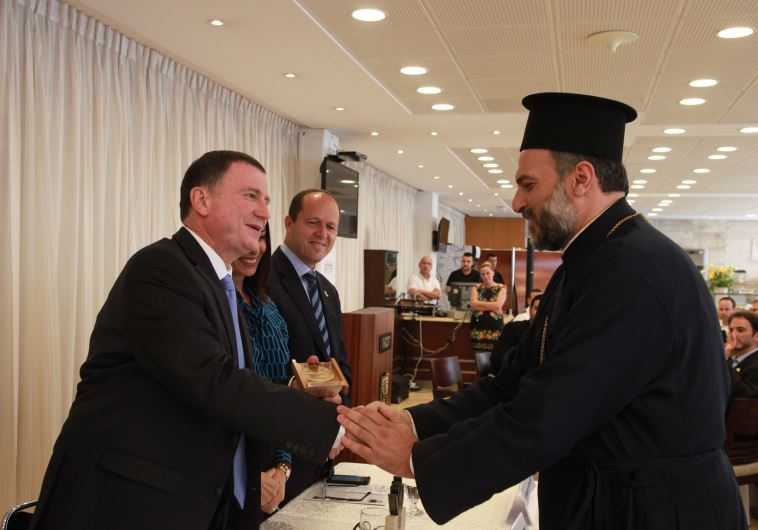 האב ישראל נדאף פוגש את יו"ר הכנסת, צילום: דוברות הכנסת