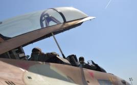 טייסים על F-16 בתרגיל (צילום: דובר צה"ל)