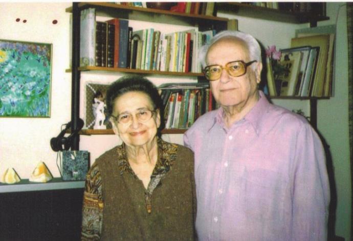 אמנון שמוש ואשתו חנה ז"ל (צילום:  פרטי)