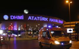 נמל התעופה אטאטורק באיסטנבול (צילום: רויטרס)