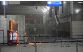 מקום הפיגוע בנמל התעופה באיסטנבול (צילום: רויטרס)