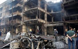 זירת פיגוע התופת בבגדד, 3.7.16 (צילום: רויטרס)