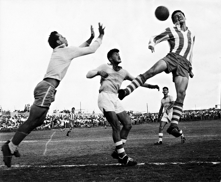 משחק ליגה בשנת 1959, צילום: אסף קוטין