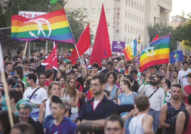 מצעד הגאווה בירושלים, 2015 . צילום: מרים אלסטר פלאש 90