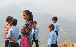 ילדים בנפאל (צילום: תמר דרסלר)