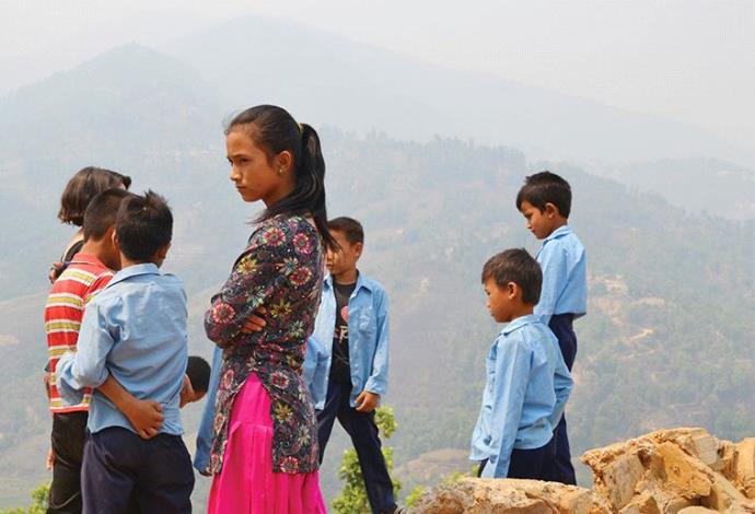 ילדים בנפאל (צילום:  תמר דרסלר)