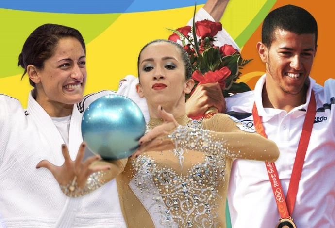 אולימפיאדת ריו 2016, שחר צוברי, נטע ריבקין, ירדן ג'רבי (צילום:  Getty images)