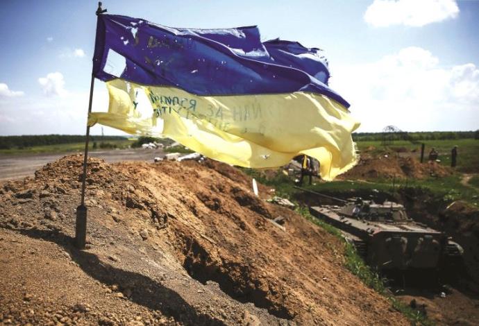 עמדה של צבא אוקראינה במזרח המדינה (צילום:  רויטרס)