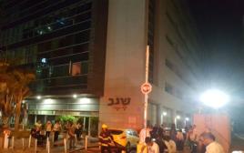 שריפה במסעדת "שגב אקספרס" בתל אביב (צילום: דוברות כבאות דן)