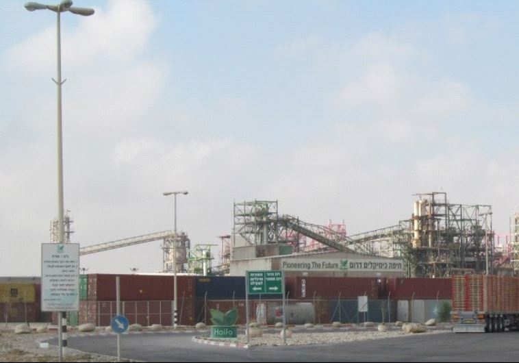 מפעל חיפה כימיקלים דרום. מסתמן פתרון למשבר. צילום: עופר ארנון, המשרד להגנת הסביבה