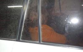 מרים פיירברג מובלת הארכת מעצר נתניה (צילום: אבשלום ששוני)