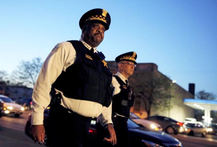 אדי ג'ונסון, מפקד משטרת שיקאגו (צילום:  רויטרס)